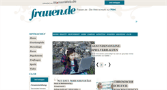 Desktop Screenshot of frauen.de